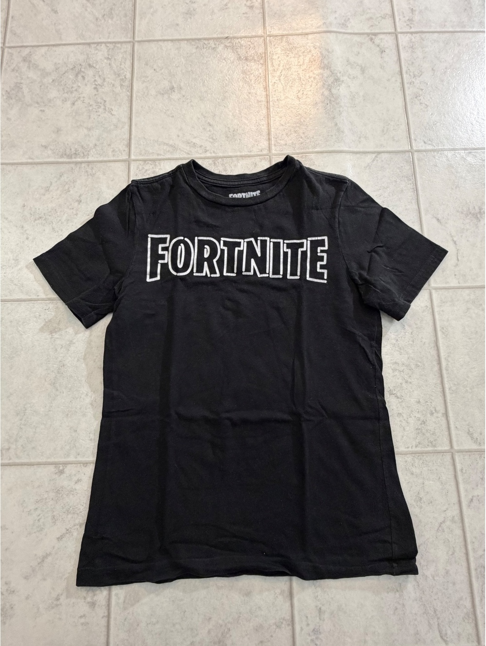 Fortnite black graphic T shirt size L 10 to 12